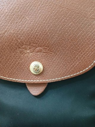 Zaino Longchamp Le Pliage Nero/Marrone