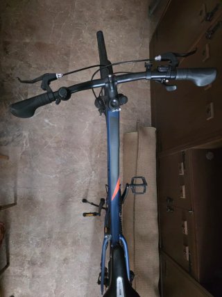 Riverside 500 B'Twin - Bici Híbrida Azul