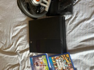 Play 4 + Volantes + Juegos