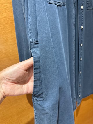 Camisa vaquera Massimo Dutti azul