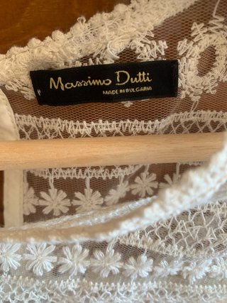 Blusa Massimo Dutti Encaje TS