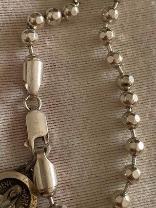 Pulsera Plata 925 Virgen Lourdes