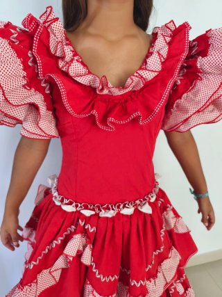 Vestido de flamenca talla 36