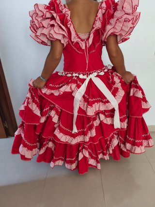 Vestido de flamenca talla 36