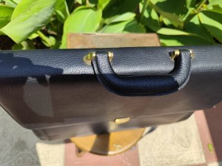 Bolso Maletín Retro Vintage Unisex Negro