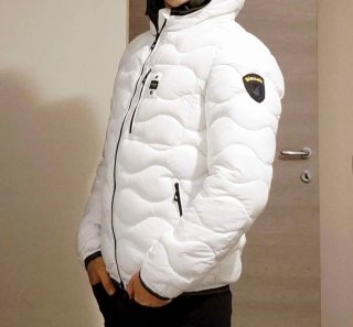 Blauer Piumino Bianco Trapuntato