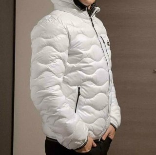 Blauer Piumino Bianco Trapuntato