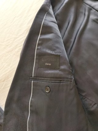 Traje de chaqueta azul hombre