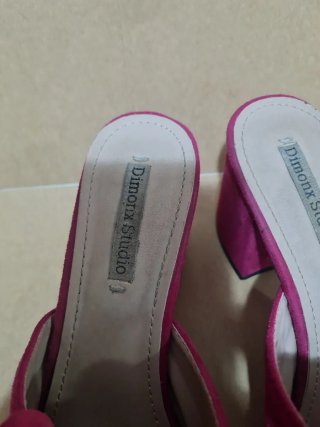 Sandalias Dimonx Studio Fucsia Talla 38
