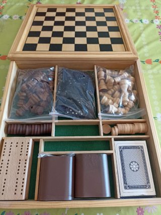 7 Giochi in 1 Classico - Set Giochi da Tavolo