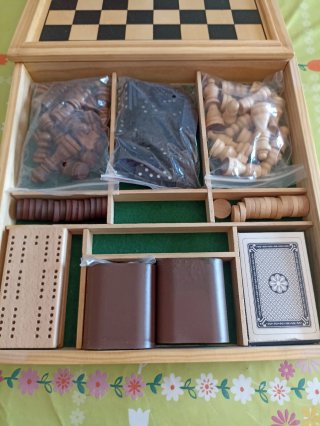7 Giochi in 1 Classico - Set Giochi da Tavolo