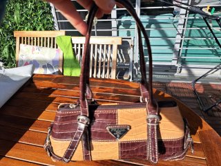Bolso Beige y Marrón