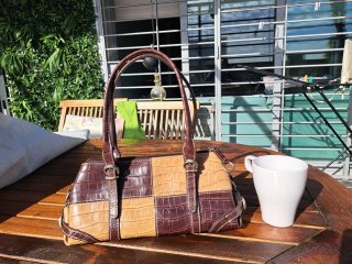 Bolso Beige y Marrón