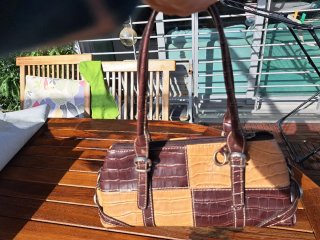 Bolso Beige y Marrón
