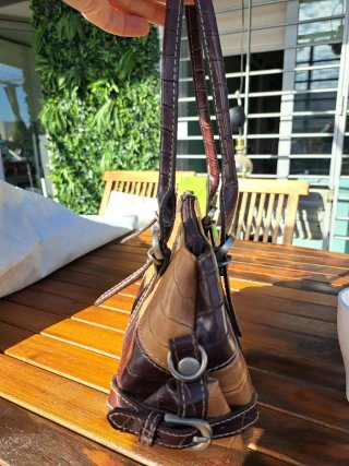 Bolso Beige y Marrón