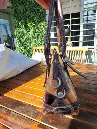 Bolso Beige y Marrón