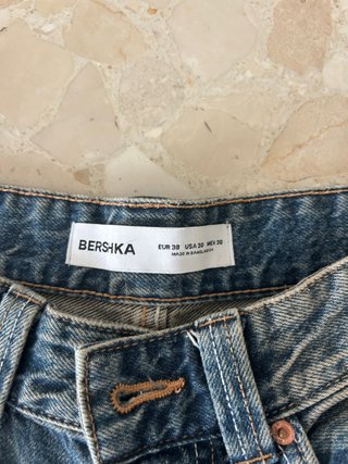 Pantalones oversize Bershka azules