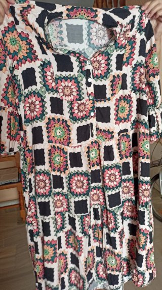 Vestido amplio talla 52.