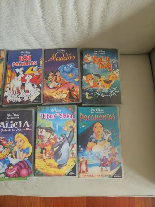 Lote 12 VHS Disney Clásicos (Español)