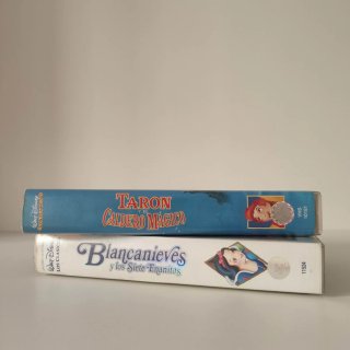 VHS Disney Blanca Nieves y Taron (Español)