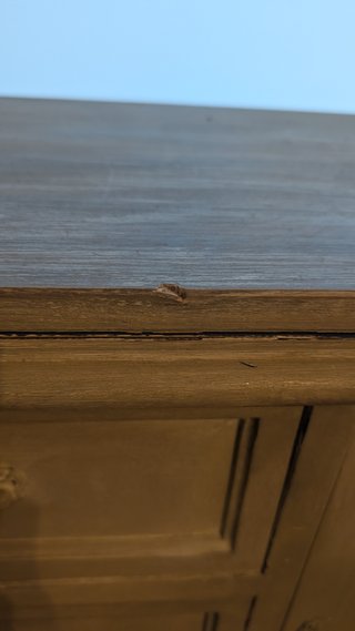 Mueble TV efecto envejecido madera