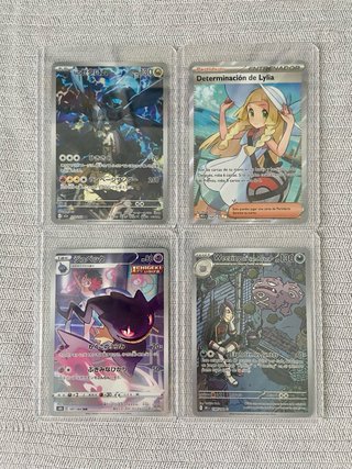 [L2] Lote 4 Cartas Pokémon