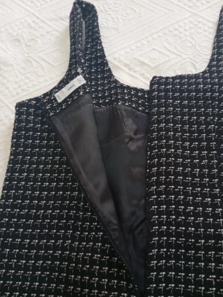 Vestido Mango Negro Talla M/38