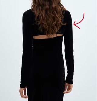 Torera/cardigan terciopelo Mango