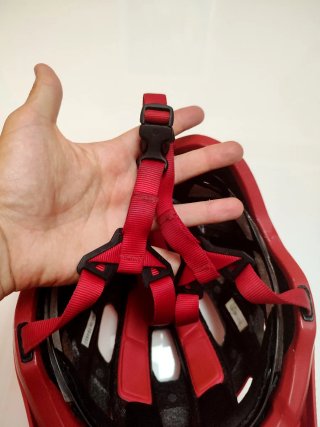 Casco de MTB Rockrider Rojo 55-59cm 320gr