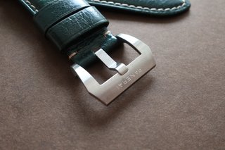 Cinturino in pelle per Panerai 26mm Verde Scozzese Vintage