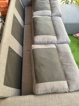 Sofá chaise longue de ikea modelo BOLLSTANÄS.