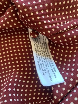 Blusa Massimo Dutti Seda Talla S