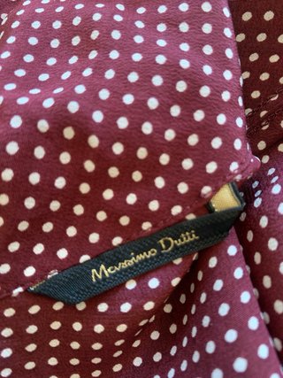 Blusa Massimo Dutti Seda Talla S