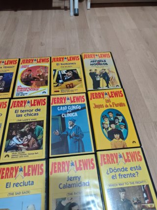 Lote 20 Películas VHS Jerry Lewis + libro