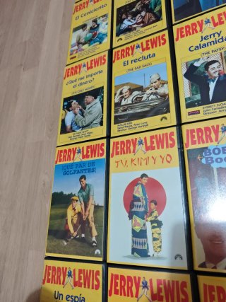 Lote 20 Películas VHS Jerry Lewis + libro