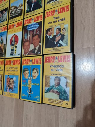Lote 20 Películas VHS Jerry Lewis + libro