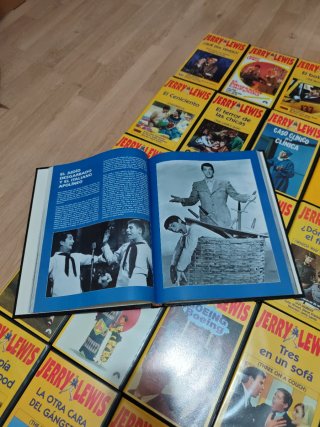 Lote 20 Películas VHS Jerry Lewis + libro