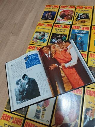 Lote 20 Películas VHS Jerry Lewis + libro