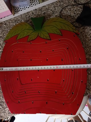 Frutero Madera Forma Fresa