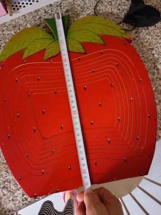 Frutero Madera Forma Fresa
