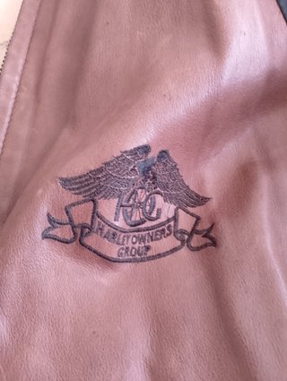Cazadora Harley-Davidson Marrón y Gris