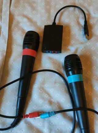 Micrófonos SingStar con Adaptador USB
