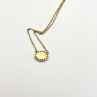 Collar de oro 18kt con circonita