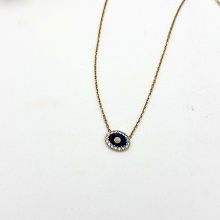 Collar de oro 18kt con circonita