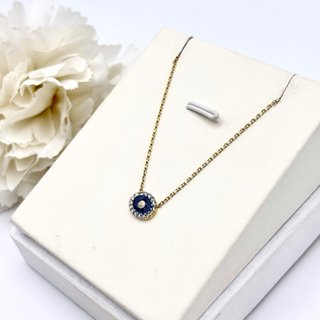 Collar de oro 18kt con circonita