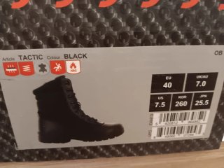 Botas Tácticas Safety Jogger Negras
