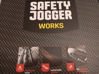 Botas Tácticas Safety Jogger Negras