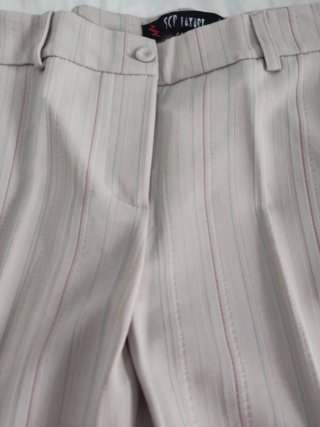 Pantalone dritto a righine TG 44