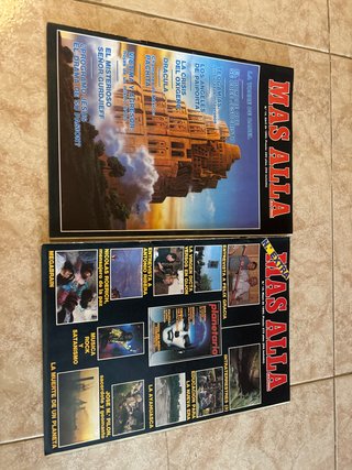 lote de 2 revistas originales Más Allá 14 y 15
