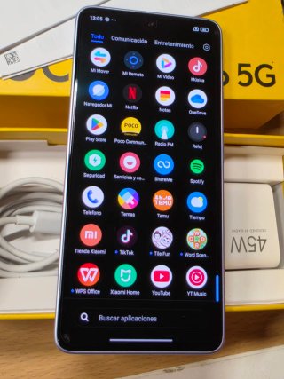 XIAOMI POCO M7 PRO 5G - Smartphone 8+256 GB, Viola, con NFC, batteria 5110 mAh, TurboCharge 45 W, Display AMOLED HD 120 Hz